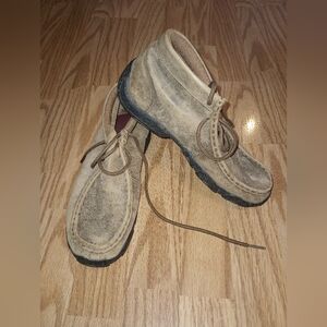 Twisted X Driving Mocs. Leather. Youth Boys 6 Or Women's 8.5